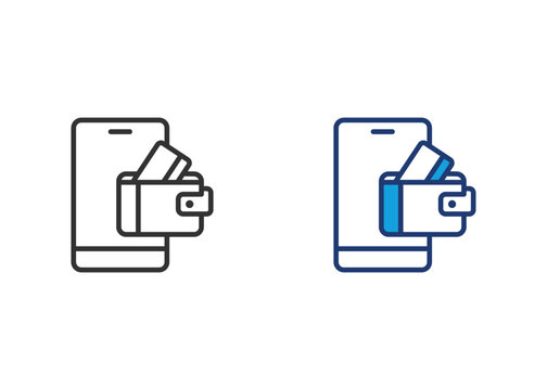Payment Method Icon Set Multiple Style Collection