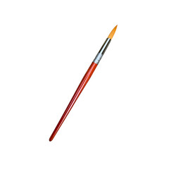 Wooden paint brushes for artwork.