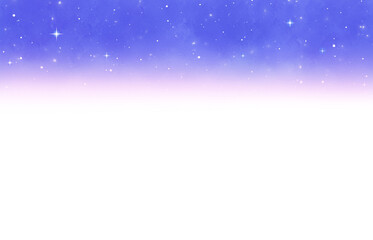 紫色の星空の水彩にじみ背景