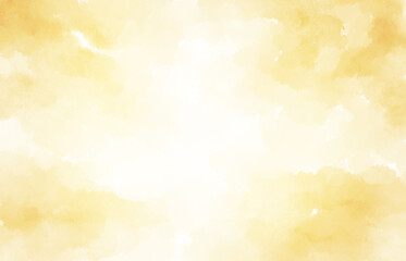 黄色の水彩にじみ背景
