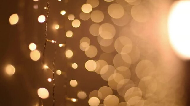 Dynamic Bokeh Patterns Shifting or moving ambient bokeh fields, illuminated from the side, with a clean, uncluttered background.
