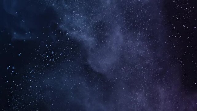 High-Speed Cinematic Particle Effect Evokes a modern, sophisticated feel, suitable for scientific visualization, tech intros, or artistic projects requiring refined visual effects.