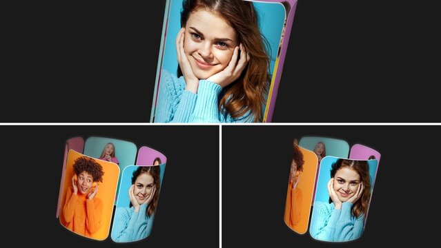 3D Carousel Loop Animation