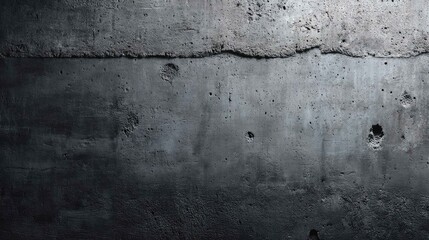 Dark Textured Concrete Wall with Uneven Surface and Imperfections