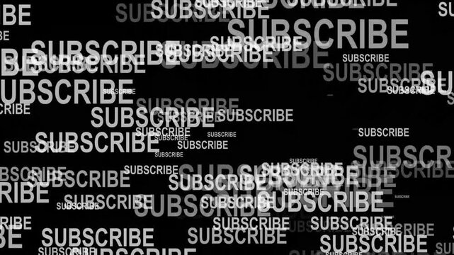 Subscribe text overlay screen transition VFX motion graphics