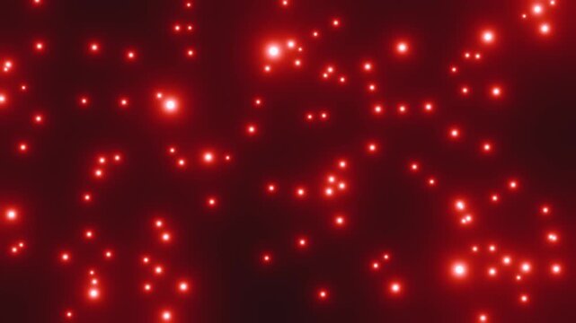 空からゆっくり降り落ちてくるたくさんの赤い粒子