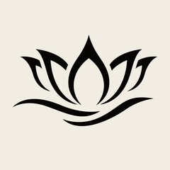 Obraz premium vector illustration of a lotus flower