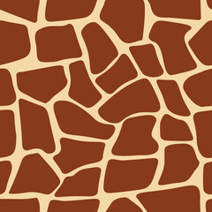 Safari animal skin texture seamless pattern © Tartila