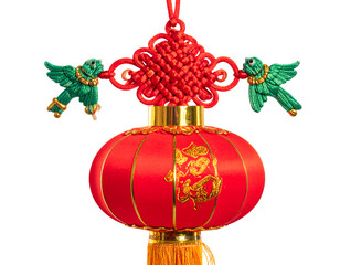 Chinese New Year lucky charm isolated on transparent background