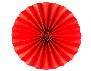 Chinese New Year paper cut decoration isolated on transparent background