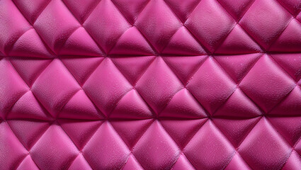 Naklejka premium Lxurious pink fabric with a diamond pattern made of soft plush material and a shiny vibrant texture generative AI