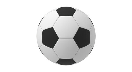 Naklejka premium Soccer ball sports isolated on a transparent background