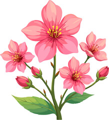 pring Flower Illustration Collection, Soft Pink and Pastel Garden Flowers for Mother&rsquo;s Day, Floral Greeting Cards, Romantic Botanical Design, Wedding Decor and Seasonal Nature Artwork