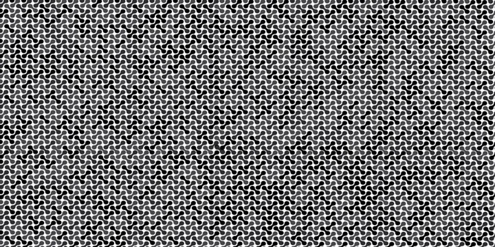 seamless pattern metal grid meatball wall decoration with chains circle wallpaper black and gray paper ornament cover, page, banner template design.