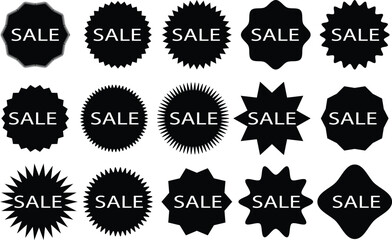 Obraz premium Budget Sale Icon Set - Dollar Sign and Shopping Cart for Retail Deals