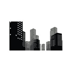 Obraz premium city skyline silhouette