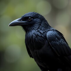 Fototapeta premium crow on the ground