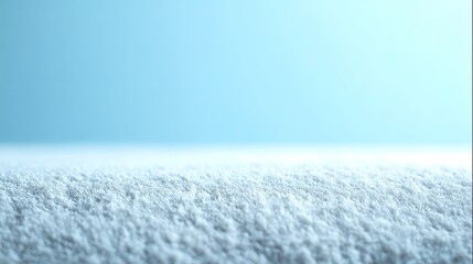 Obraz premium A serene and peaceful landscape of snow under a clear blue sky