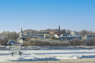 Winterlicher Blick auf Heringsdorf