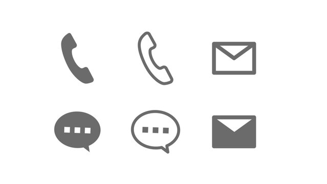 お問い合わせアイコンセット02（チャット・メール・電話）02_btn_ピクト02　