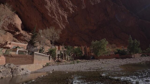Spectacular Todgha Gorge and Todra River, Morocco &ndash; Scenic Red Rock Canyon
