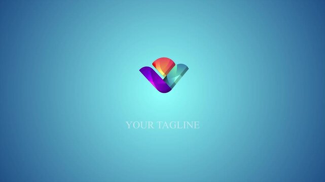 simple corporate 3d counting clean and elegant logo intro animation at 4k high fps. 
