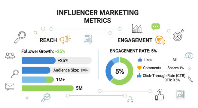 Influencer Marketing Metrics: Reach and Engagement Data