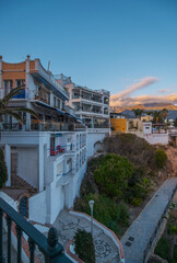 Nerja Cliffside Villas Golden Hour