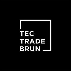 Tec Trade Brun Logo - Minimalist Square Design for Modern Branding