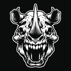 skull and bones vector