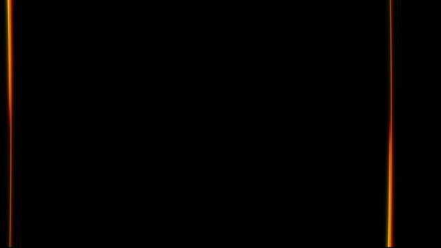 Abstract Glowing Vertical Light Lines on Black Background