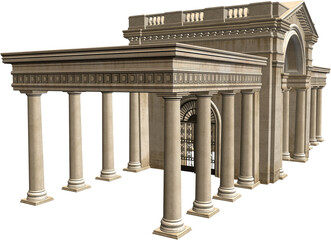 Fototapeta premium columns of the supreme court building