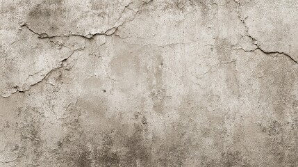 Cracked Concrete Texture: A detailed close-up of an aged, cracked concrete surface, showcasing the natural textures, fissures, and the story of time and exposure. 