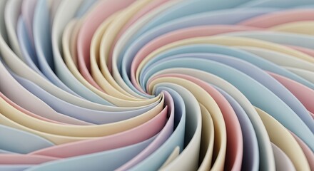 Colorful Swirling Pattern with Soft Pastel Tones