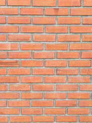 Fototapeta premium Orange brick wall pattern background and Texture.