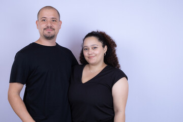 Fototapeta premium Adult couple expressing emotional connection and healthy relationship