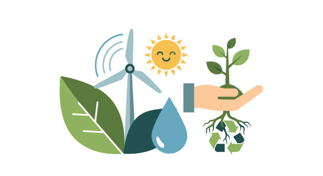 Renewable Energy and Eco Friendly Elements.