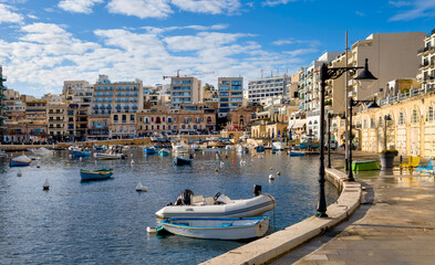 Spinola Bay, San Giljan near Sliema, Malta © Comofoto