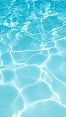 Obraz premium Light Blue Water with Ripples and Waves, Abstract Aqua Background Texture