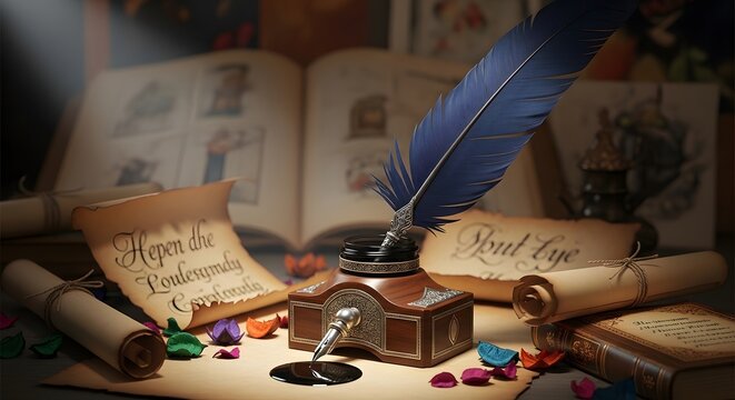 Celebrating world poetry day with timeless verse and quill