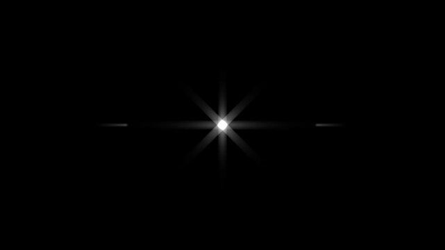 Retro vector starburst animation featuring bright twinkling white stars and glowing glitter motion trails, sparkling festive night sky overlay with seamless looping shine effects in high-quality 4K.