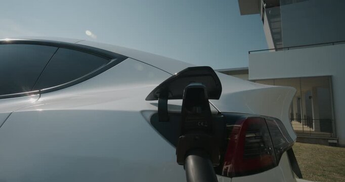 Electric vehicle sedan car charge outdoor DC station transport technology