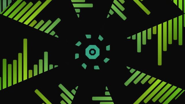 motion graphic audio bars abstrack background