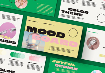 Playful Mood Board Presentation Template