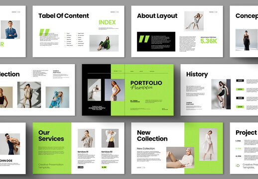 Portfolio Presentation Layout