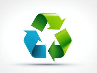 Obraz premium recycle icon isolated on a transparent background ar 43