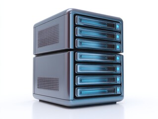 server icon isolated on a transparent background ar 43