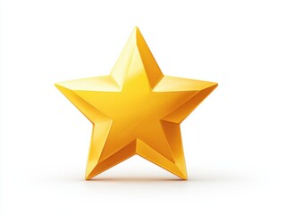 Fototapeta premium star 2d icon isolated on a transparent background ar 43