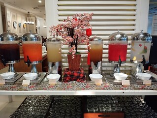 restaurant with delicious foods