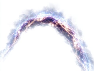 electric arc overlay isolated on a transparent background ar 43